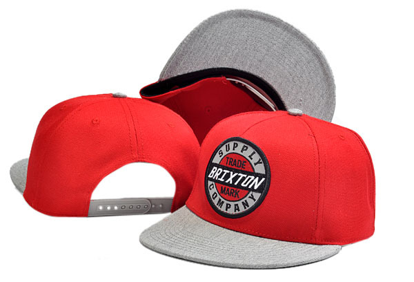 Brixton Red Snapbacks Hat GF